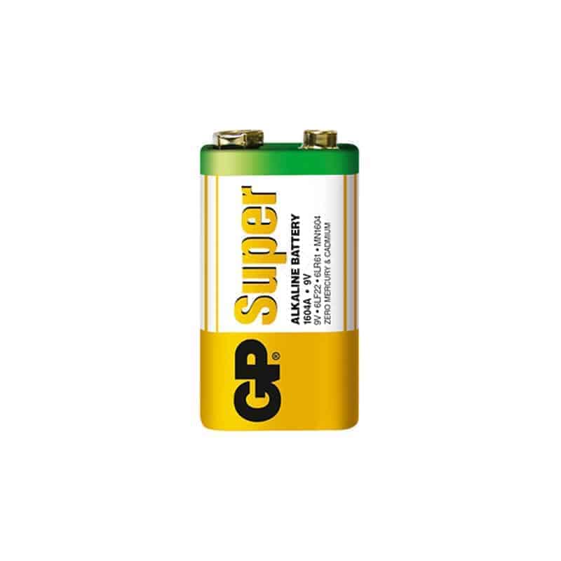 TRANSISTOR ALCALINA 9V - GP Batteries - Super, Bulk - Giemme Battery